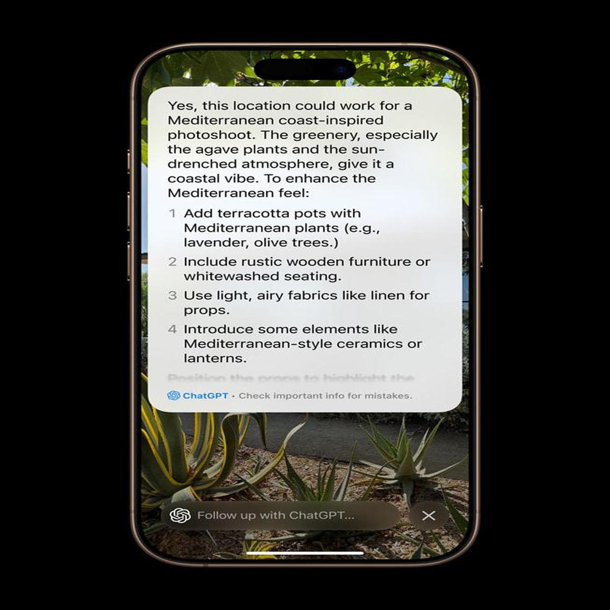 iPhone camera system detail