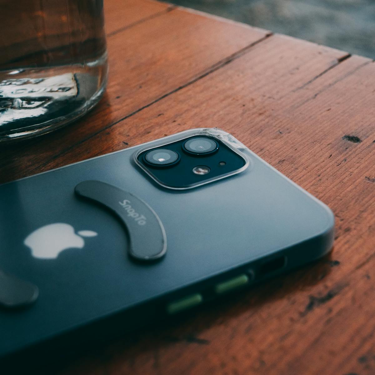 iPhone red closeup