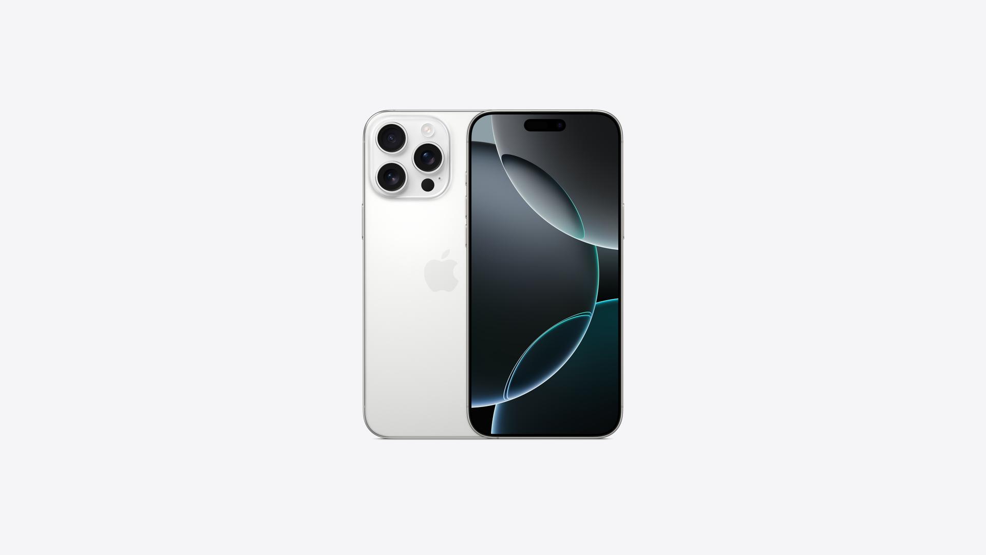 iPhone 16 Pro Max in White Titanium